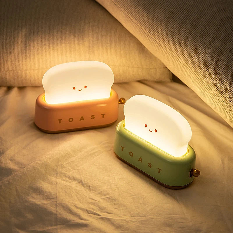 Cute Toast ABS Night Light