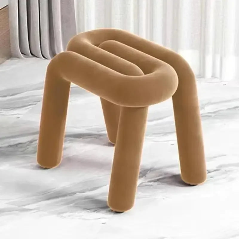 Flannel Makeup Vanity Chair
