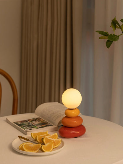 Ceramic Stacked LED Table Lamp
