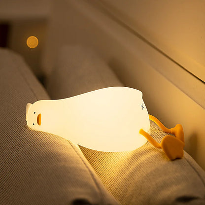 Silicone Duck LED Night Light