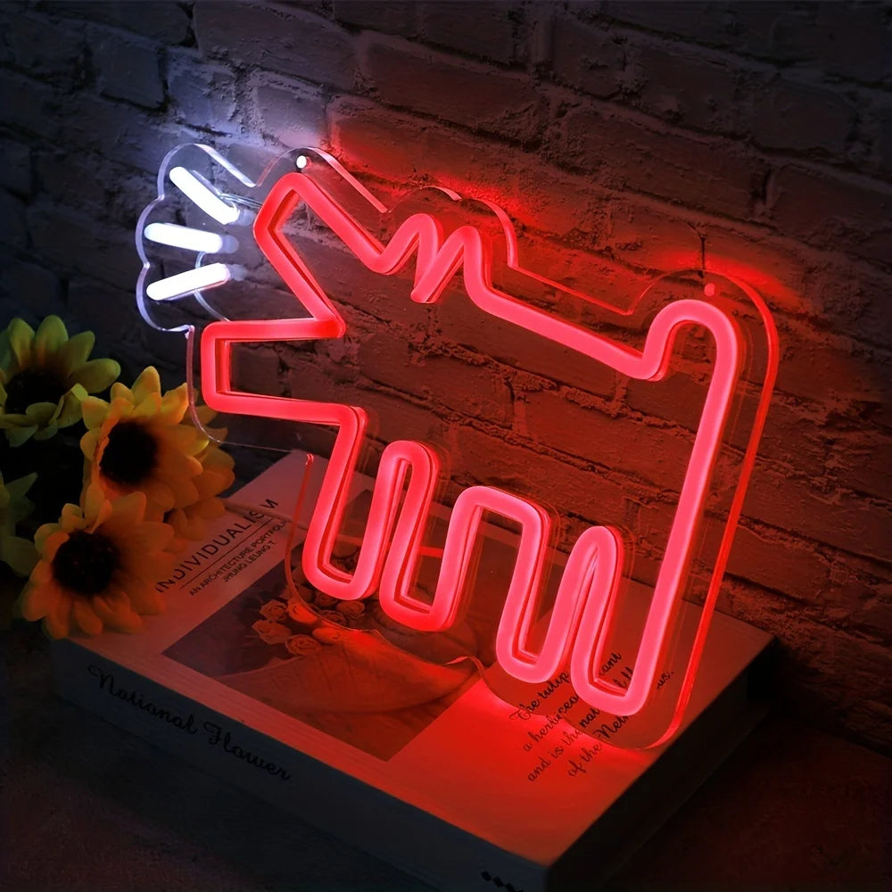 Barking Puppy LED Neon Sign
