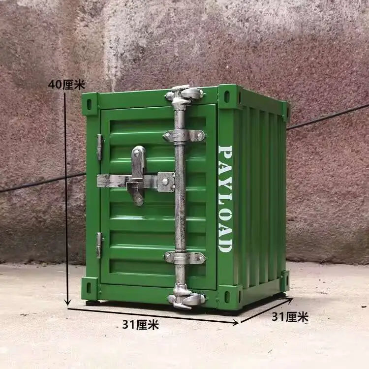 Industrial Container Nightstand