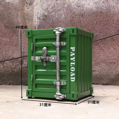 Industrial Container Nightstand