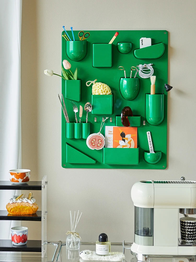 Wall-Mounted Colorful Storage Rack