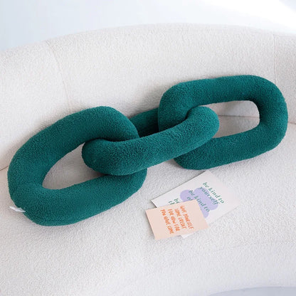 Chain Link Plush Pillow