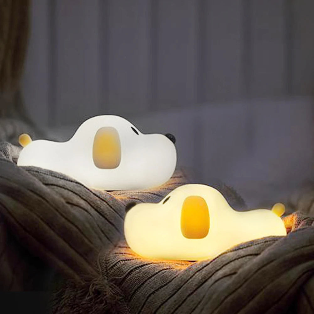 Silicone Puppy LED Night Light
