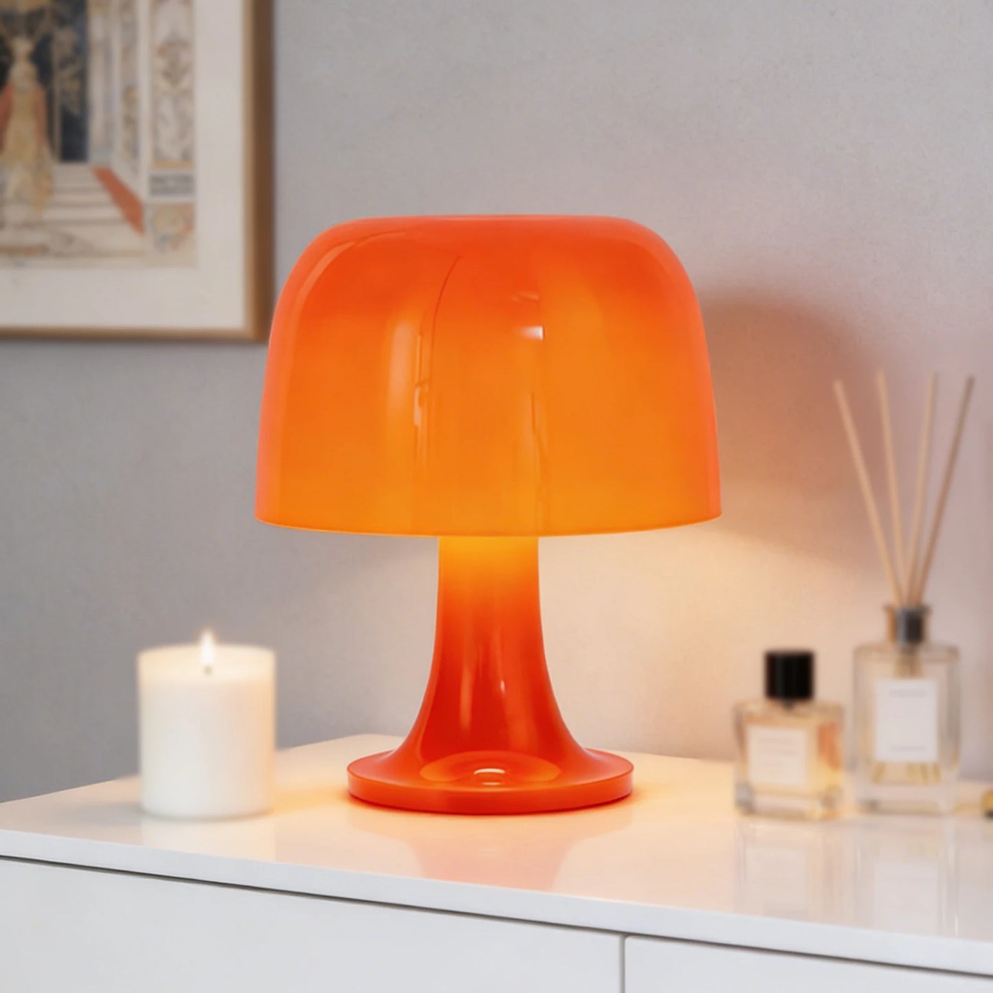 Mushroom Plastic Table Lamp