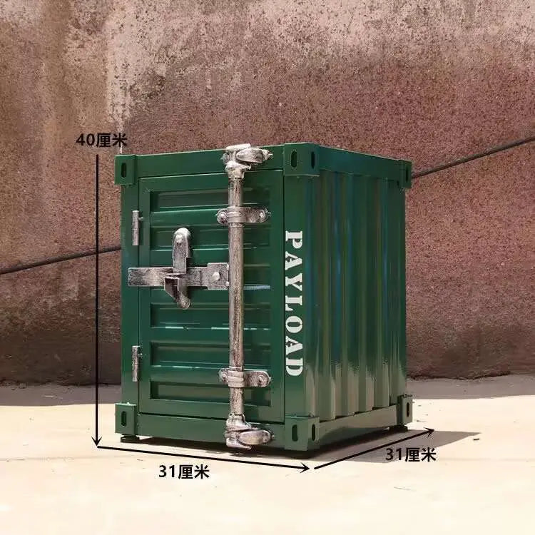 Industrial Container Nightstand