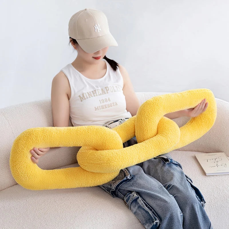 Chain Link Plush Pillow