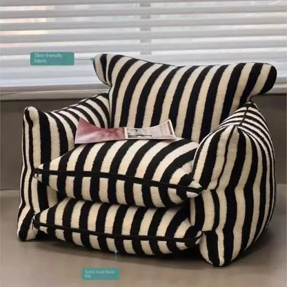 Red Striped Lazy Sofa Chair  Product variant