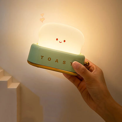 Cute Toast ABS Night Light