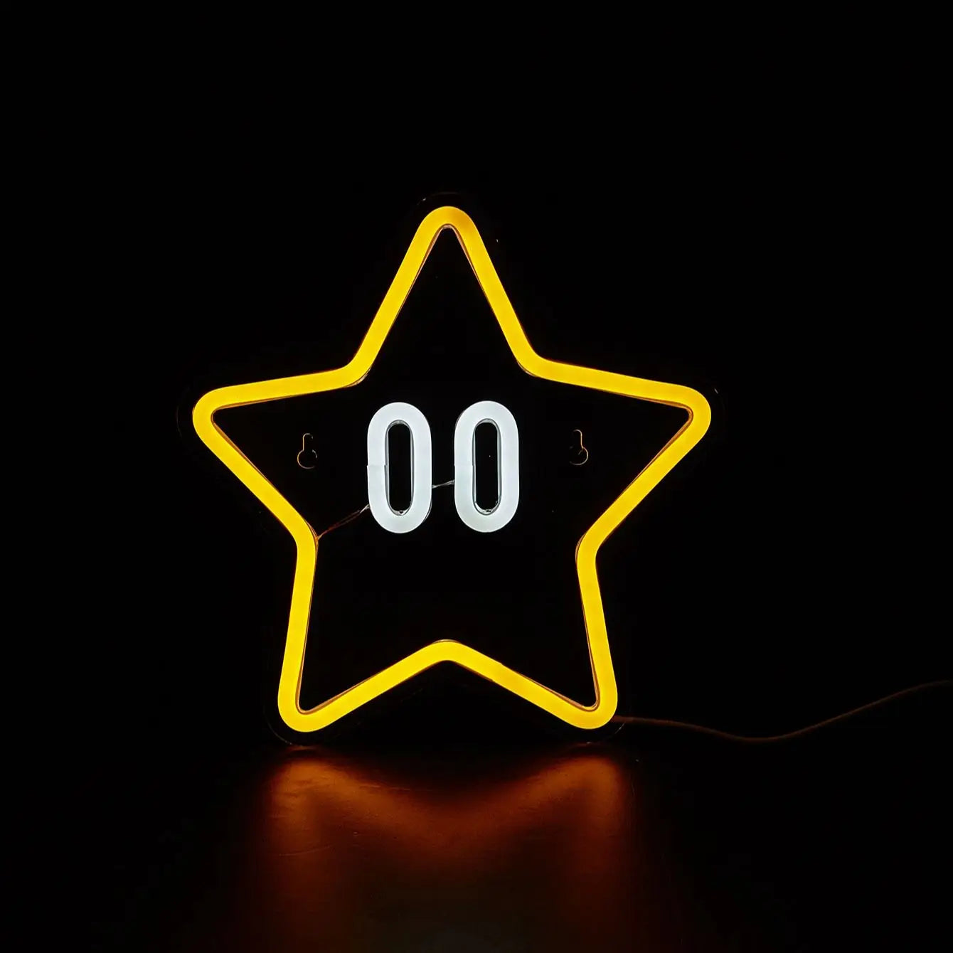 Chi-Buy 1PC Cartoon Star Shape LED Neon Sign USB Powered Wall Decoration Neon Light Signs Suitable For Party, Wedding  Product variant