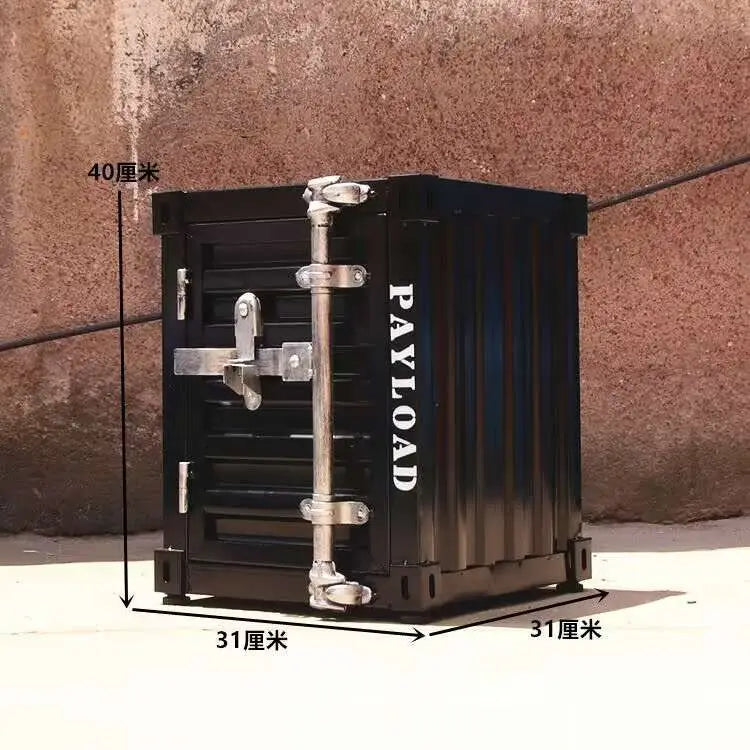Industrial Container Nightstand