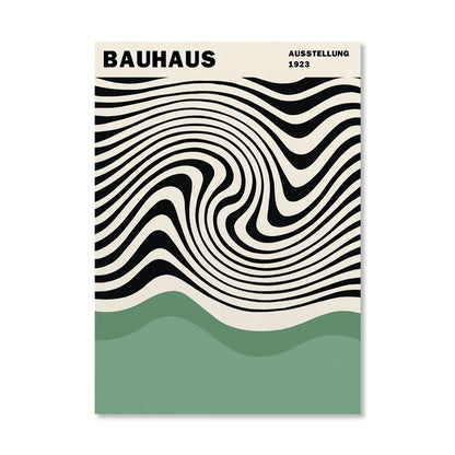 Circle & Lines Bauhaus Poster