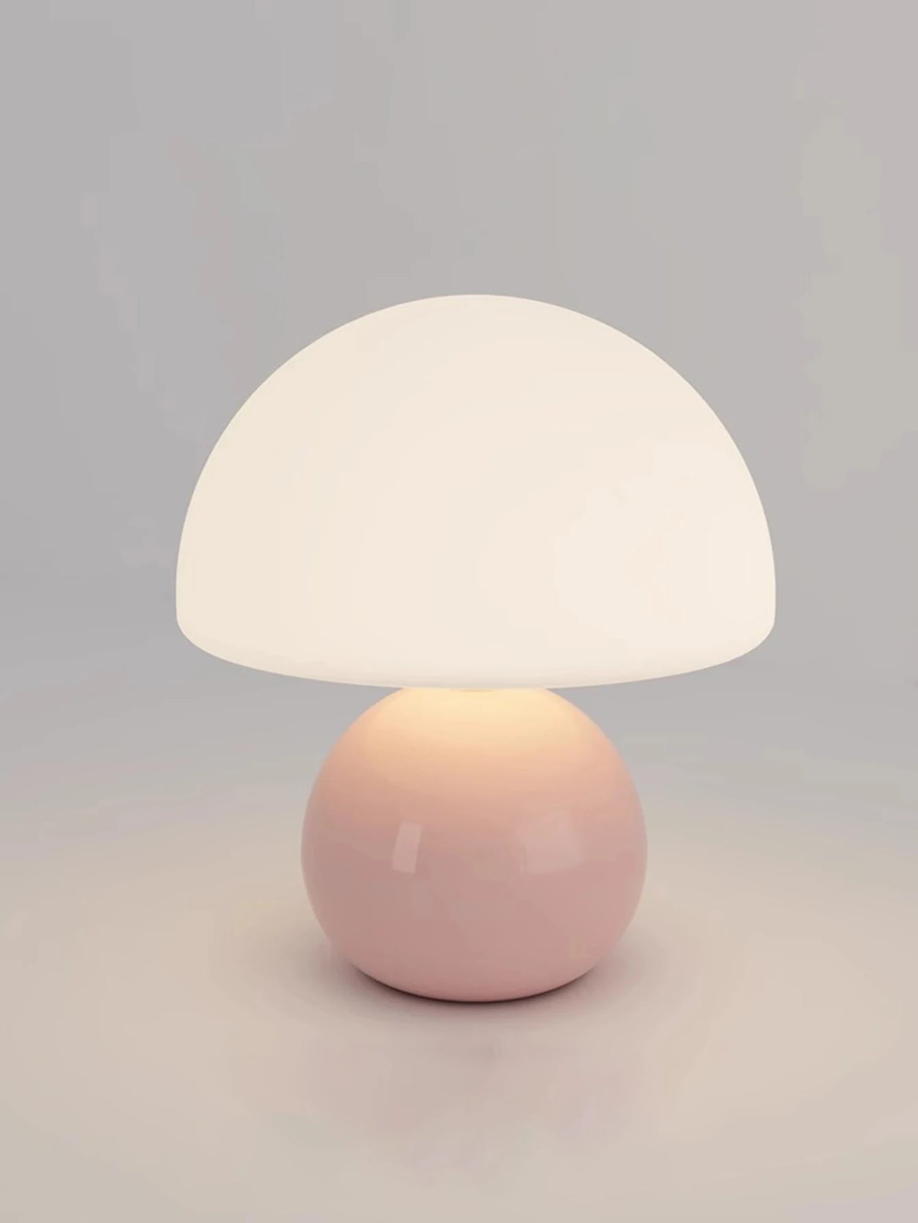 Pink Mushroom Lamp