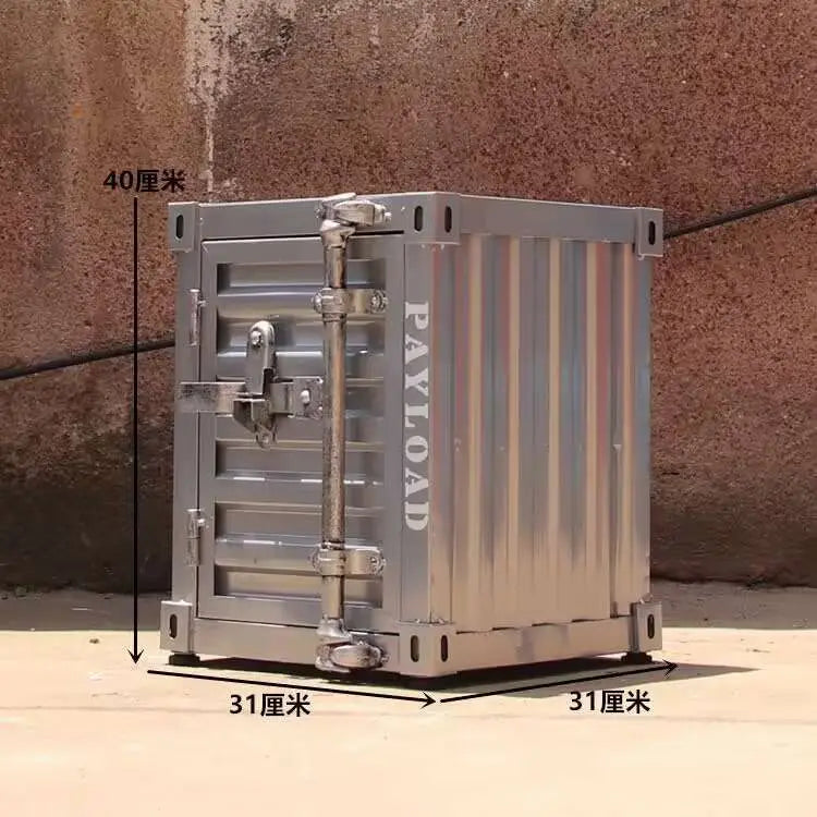 Industrial Container Nightstand
