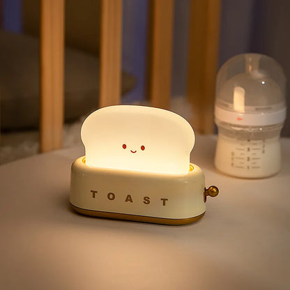 Cute Toast ABS Night Light