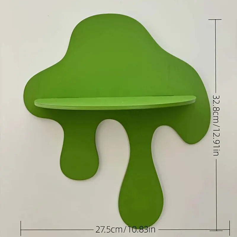 Wooden Green Paint Ink Shelf  Product variant
