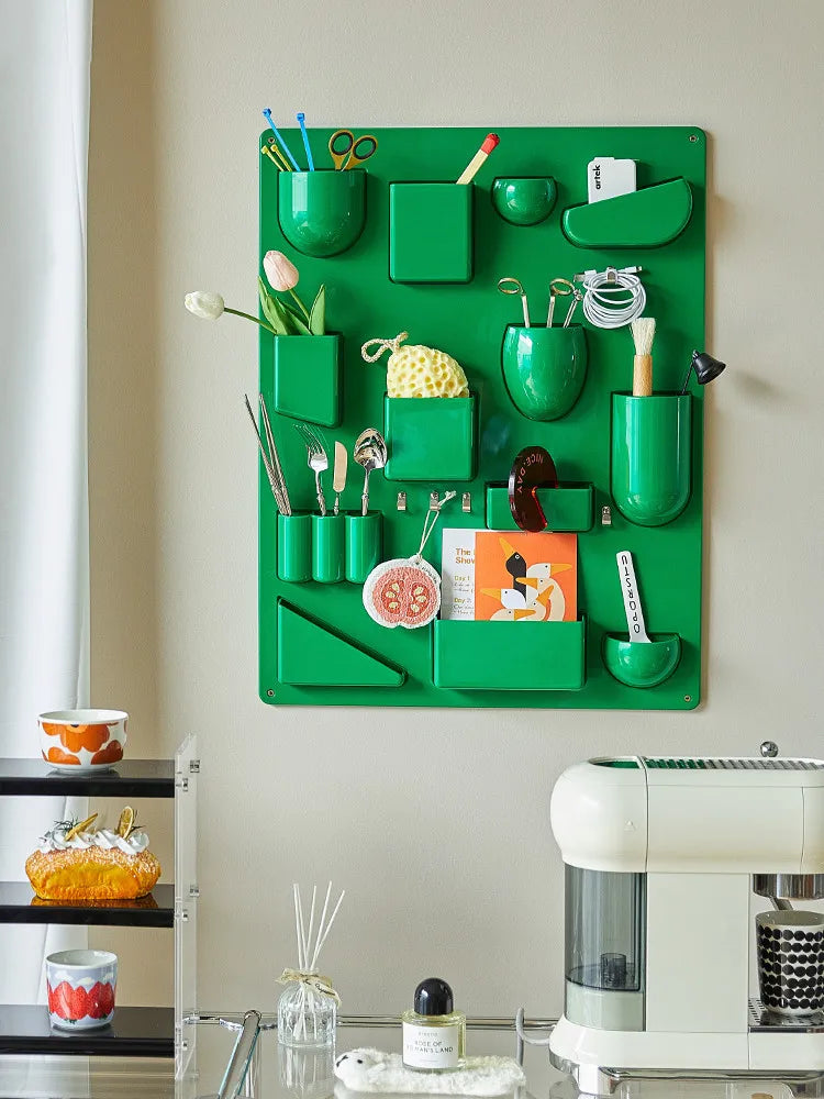 Wall-Mounted Colorful Storage Rack