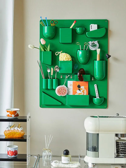 Wall-Mounted Colorful Storage Rack
