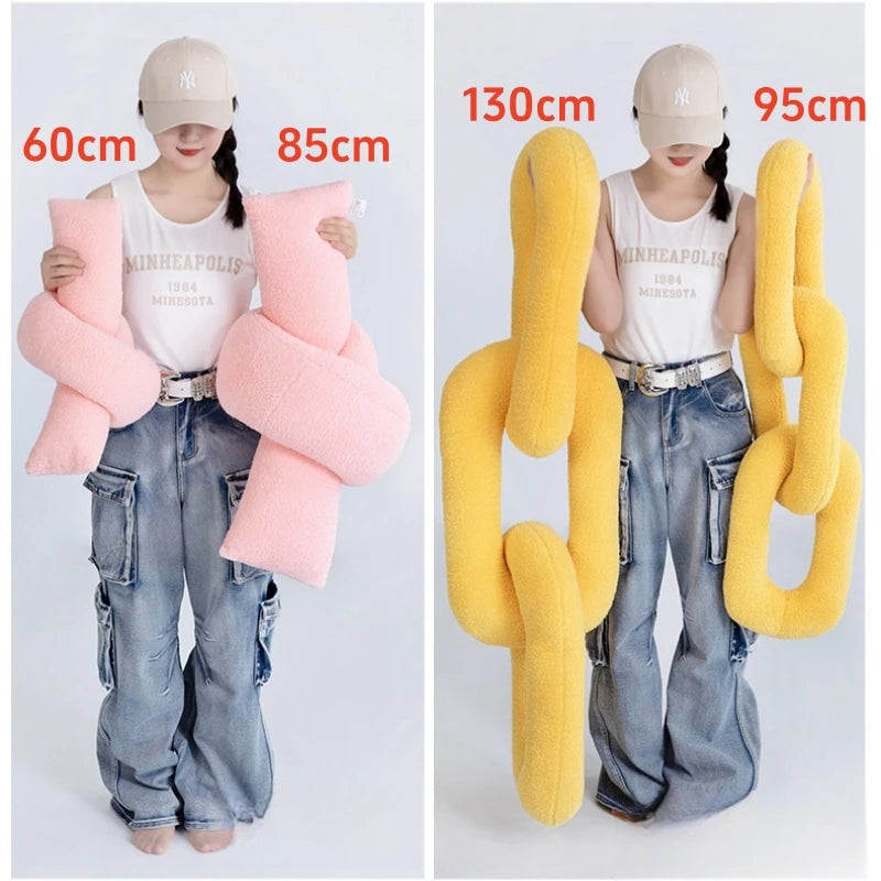 Chain Link Plush Pillow