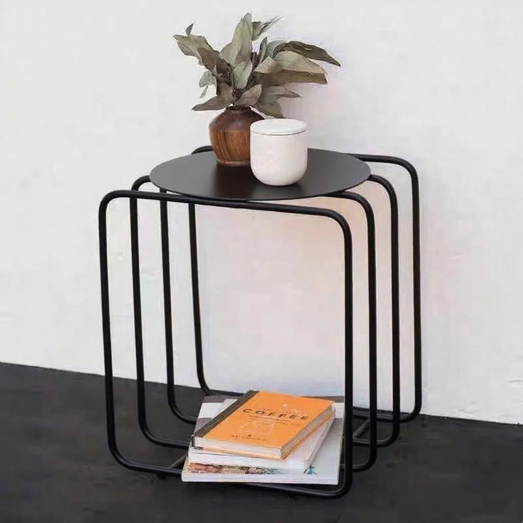 Minimalist Iron Art Side Table