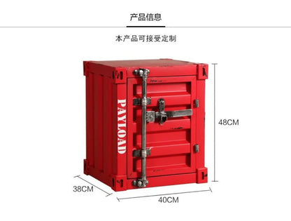 Industrial Container Nightstand