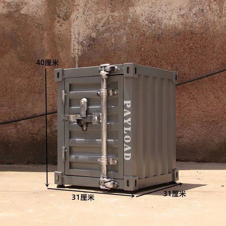 Industrial Container Nightstand