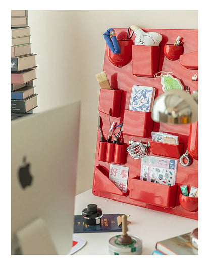 Wall-Mounted Colorful Storage Rack