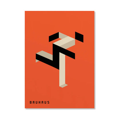 Translucent Shapes Bauhaus Poster