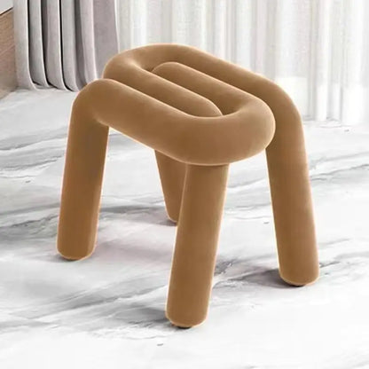 Flannel Makeup Vanity Chair