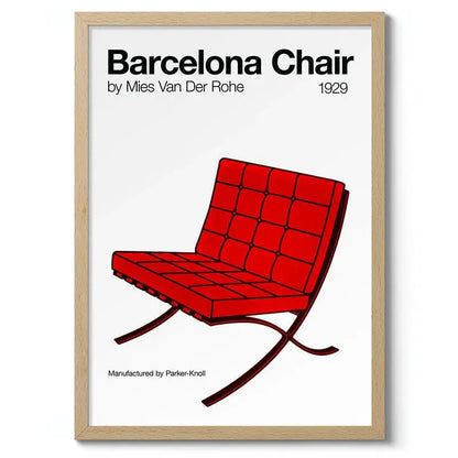 Bauhaus Abstract Chair Poster  Product variant