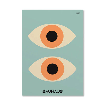 Circle & Lines Bauhaus Poster