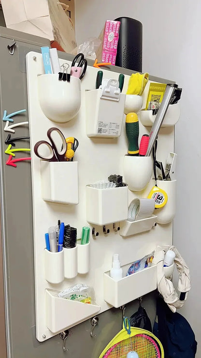 Wall-Mounted Colorful Storage Rack