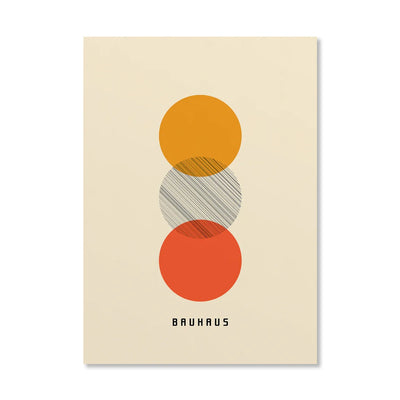 Blended Colors Bauhaus Poster