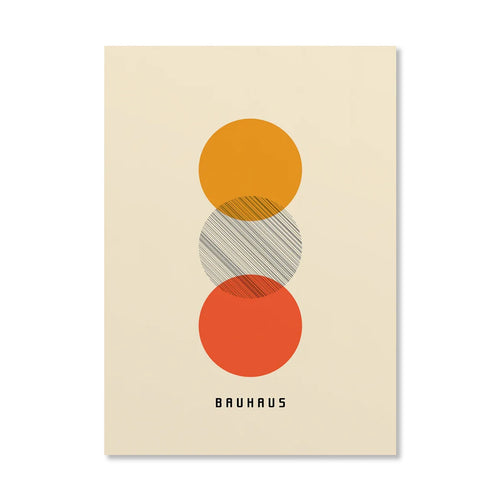 Blended Colors Bauhaus Poster