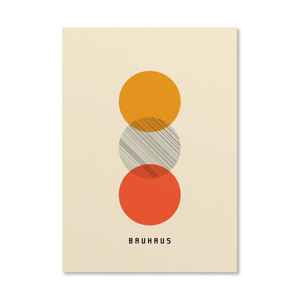 Blended Colors Bauhaus Poster