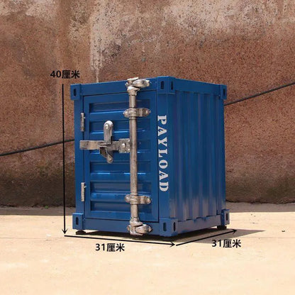 Industrial Container Nightstand
