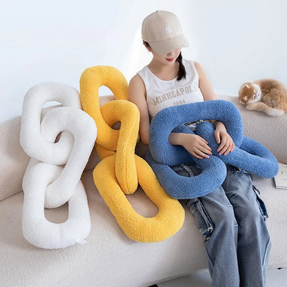 Chain Link Plush Pillow