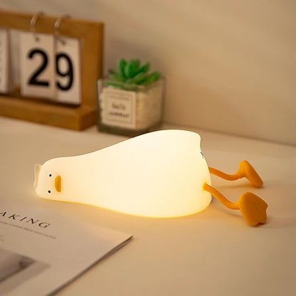 Silicone Duck LED Night Light