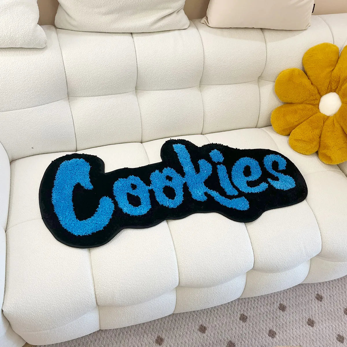 Cookies Polyester Tufted Area Rug