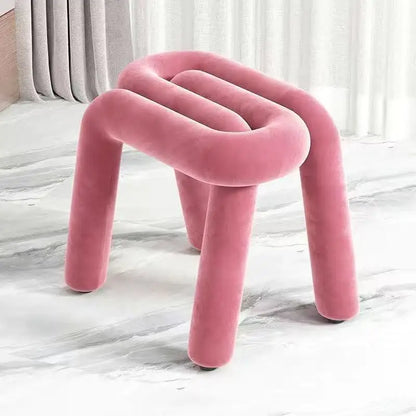 Flannel Makeup Vanity Chair
