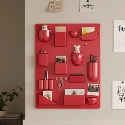 Wall-Mounted Colorful Storage Rack