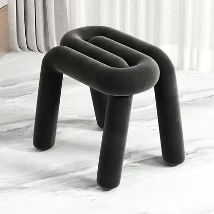 Flannel Makeup Vanity Chair
