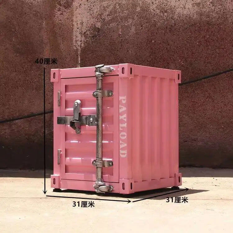 Industrial Container Nightstand