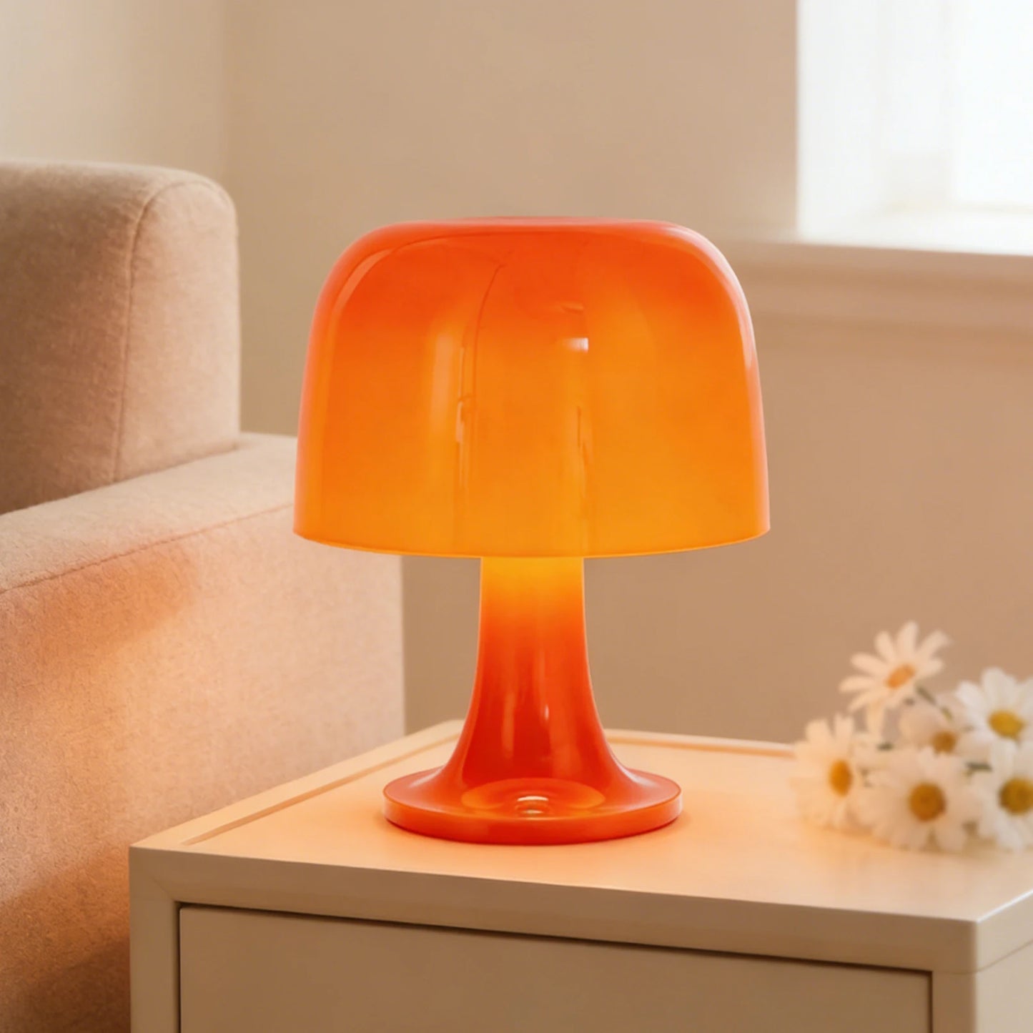Mushroom Plastic Table Lamp