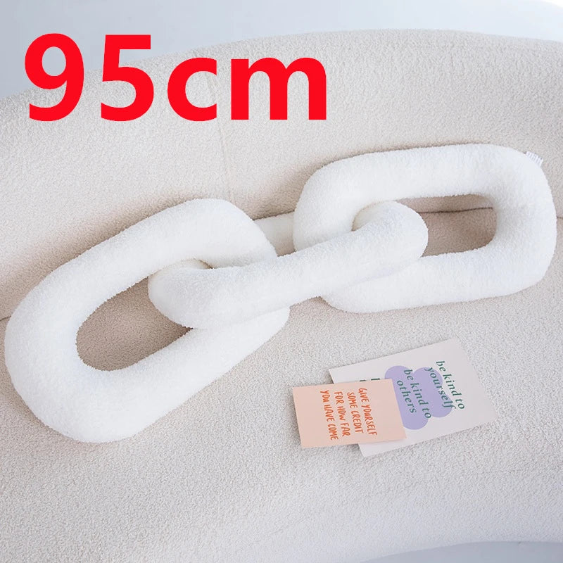 Chain Link Plush Pillow
