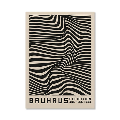 Circle & Lines Bauhaus Poster