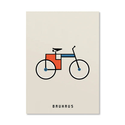 Circle & Lines Bauhaus Poster