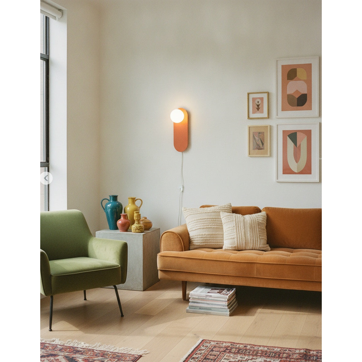 Modern Iron Glass Wall Lamp - lifestyle 3
